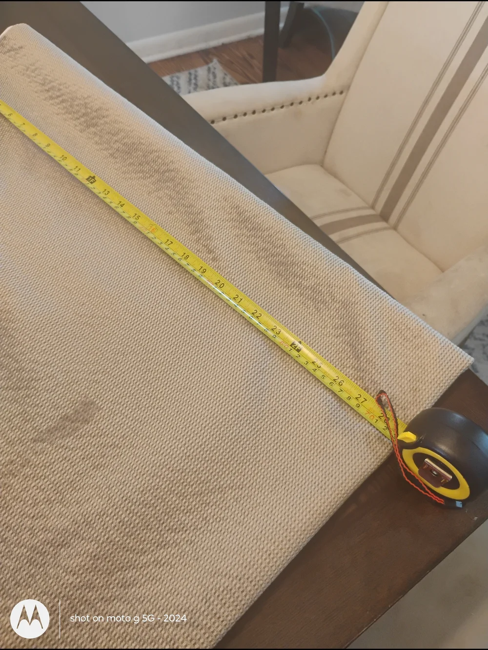 Neutral Beige Home Accent Fabric Panel 3 Yards